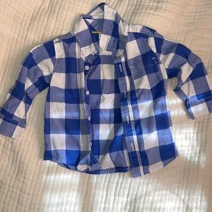 Carters plaid shirt